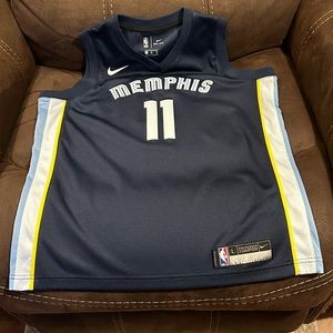 Worn Once, Boy’s Size L Memphis Grizzlies Jersey.